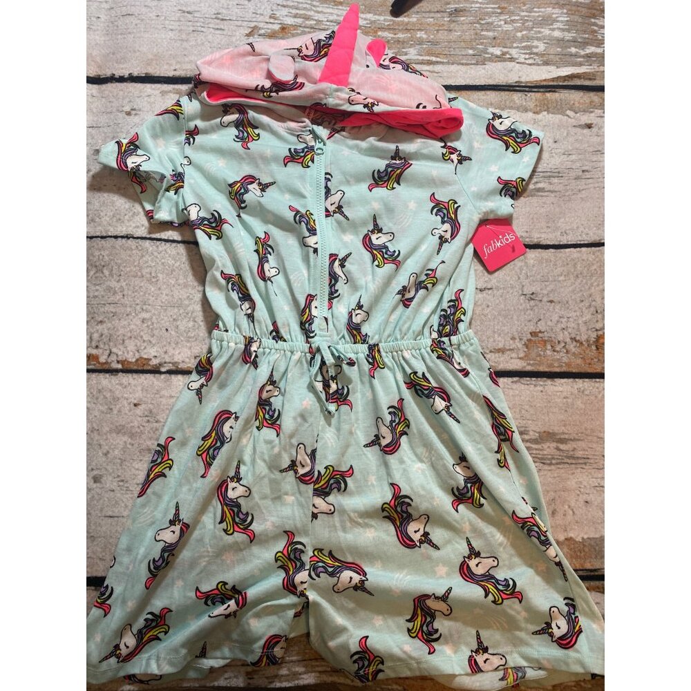 Fab Kids Unicorn Romper NWT